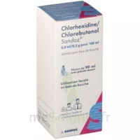 Chlorhexidine/chlorobutanol Sandoz 0,5 Ml/0,5 G Pour 100 Ml, Solution Pour Bain De Bouche Fl/200ml à BIGANOS