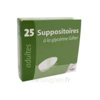 Suppositoire A La Glycerine Gifrer Suppos Adulte Sach/25 à BIGANOS