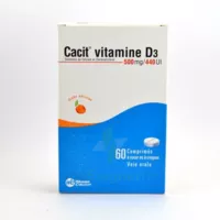 Cacit Vitamine D3 500 Mg/440 Ui, Comprimé à Sucer Ou à Croquer à BIGANOS