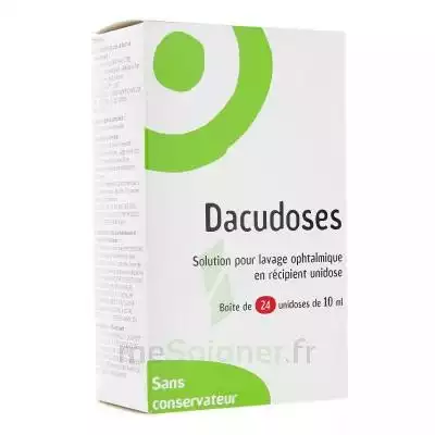 Dacudoses Solution Pour Lavement Ophtalmologique 24unid/10ml à BIGANOS