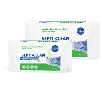 Septi-clean Lingette DÉsinfectante Paquet/70 à BIGANOS