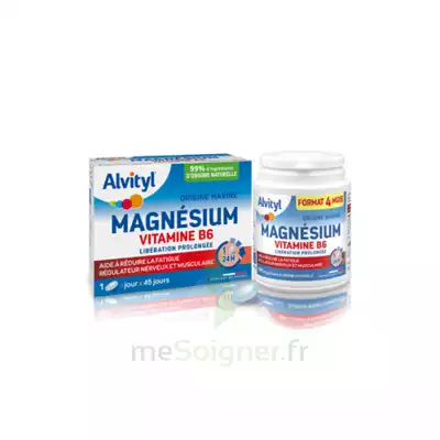 Alvityl Magnésium Vitamine B6 Libération Prolongée Comprimés Lp B/45 à BIGANOS
