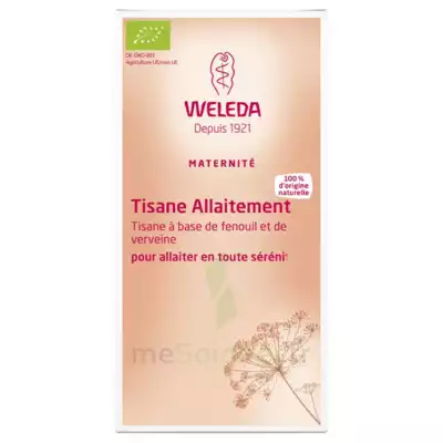 Weleda Tisane Allaitement Fenouil Verveine 20 Sachets/2g